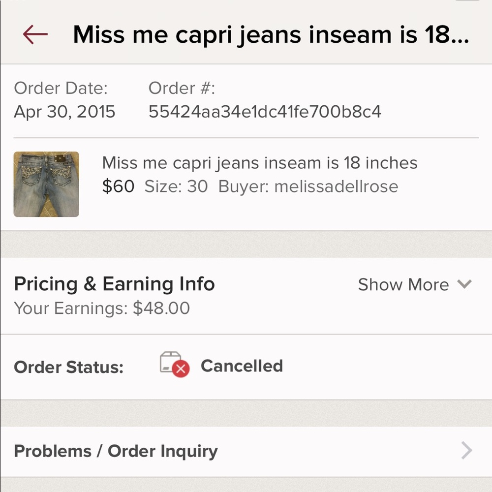 Not selling Miss Me Jeans